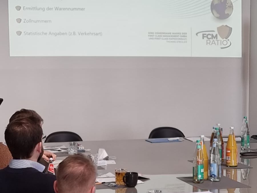 Beratung Zoll – FCM RATIO – April 2022 in Norddeutschland – Frontal